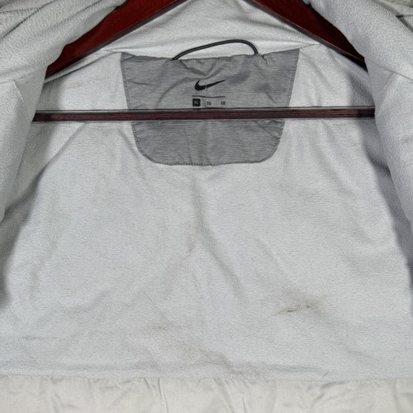 Nike Vest Mens XL Gray Puffer Sideline Hyperwarm Full Zip Running 865975-012 - Picture 4 of 11